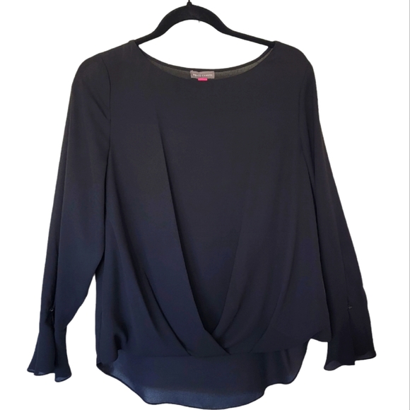 Vince Camuto Tops - Vince Camuto Black Long Sleeve Blouse Medium